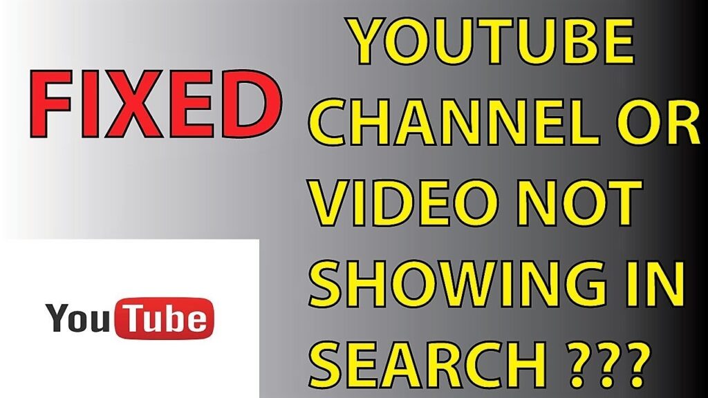 How to Fix YouTube Videos Not Showing in Search