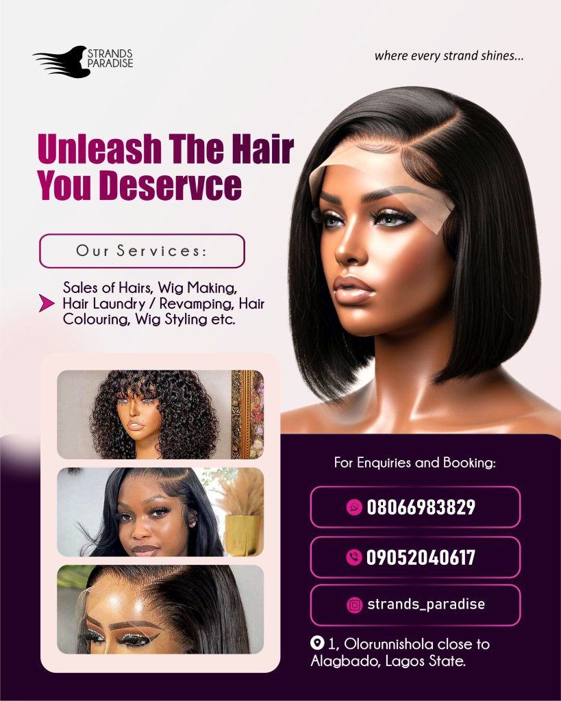 Hair Saloon Flyer Design Illustrator Template Download