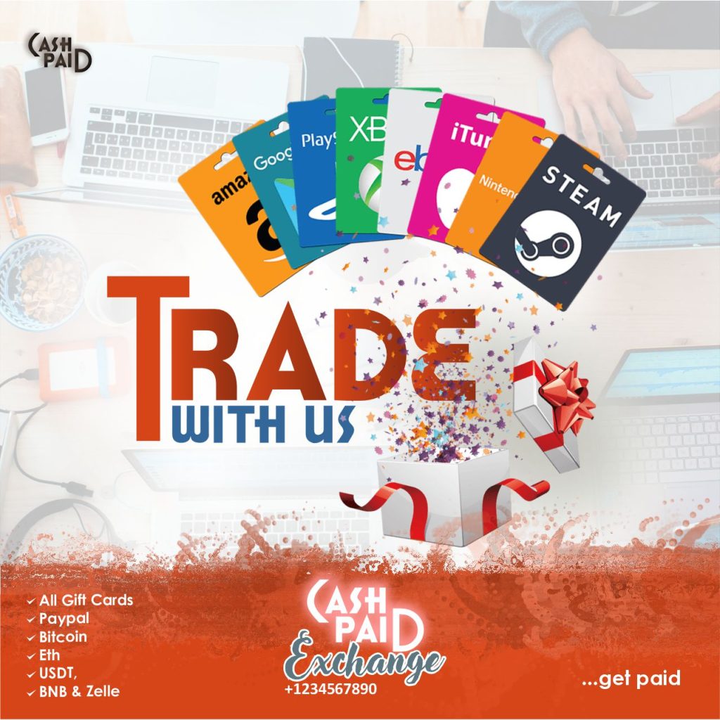 Gift Card Trading Flyer Design – Free Illustrator Template Download